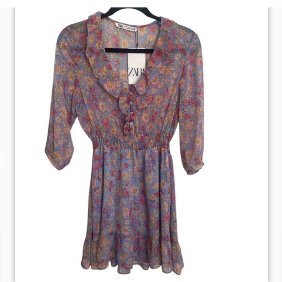 Zara Ruffle Floral Mini - Picture 3 of 9